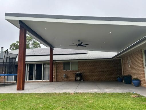 Werombi Patio Cover – Modern Outdoor Roof Installation